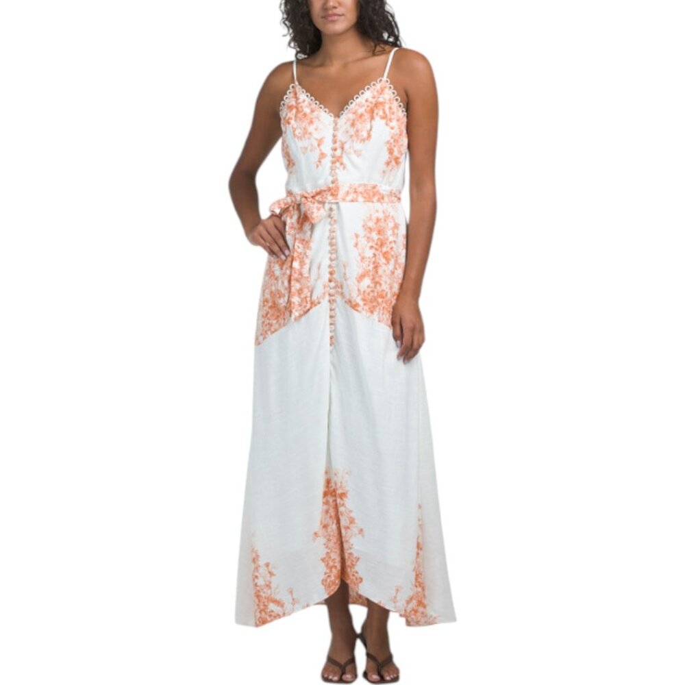 CECE Floral Maxi Dress